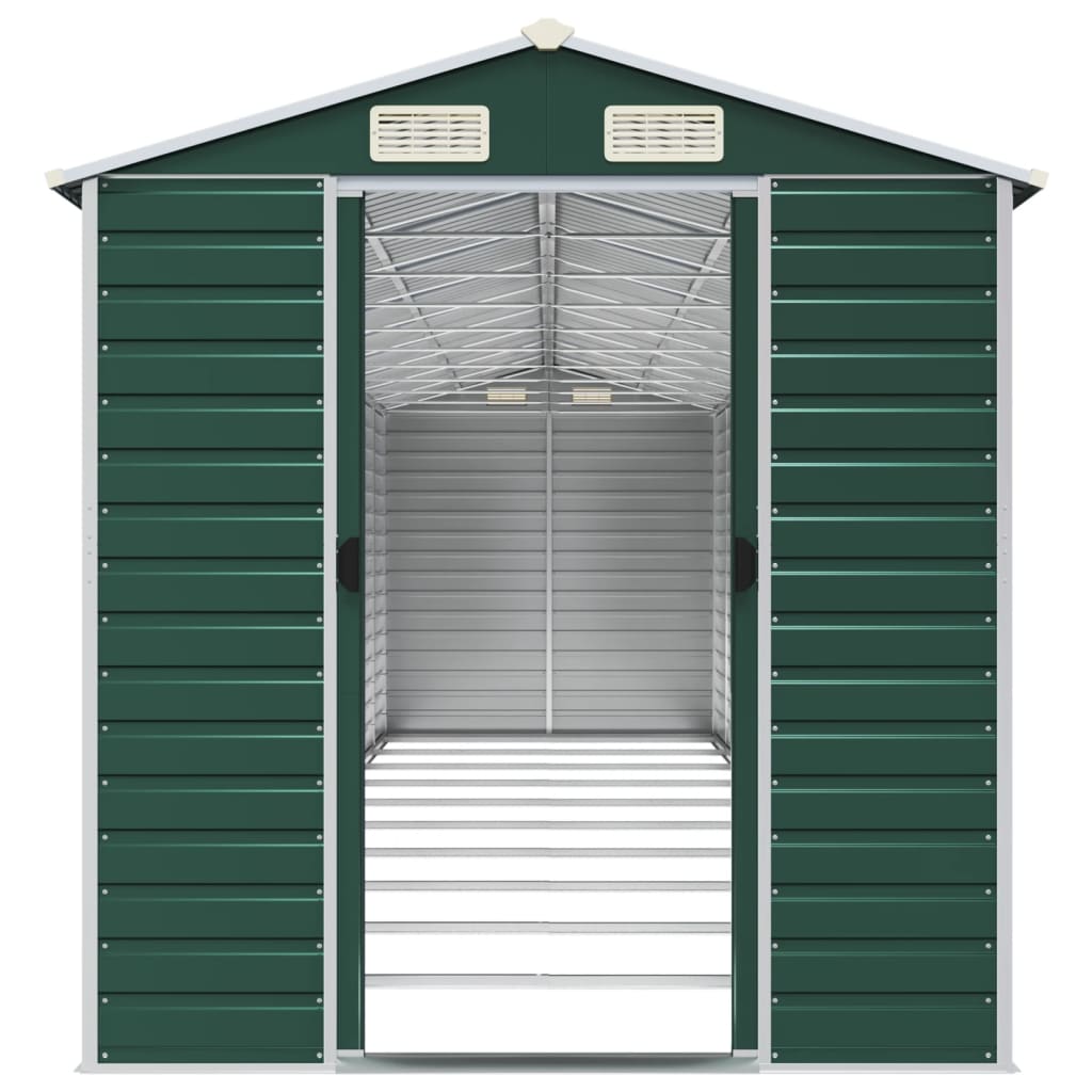 Capanno Da Giardino Verde 191x895x198 Cm In Acciaio Zincato - Image 4
