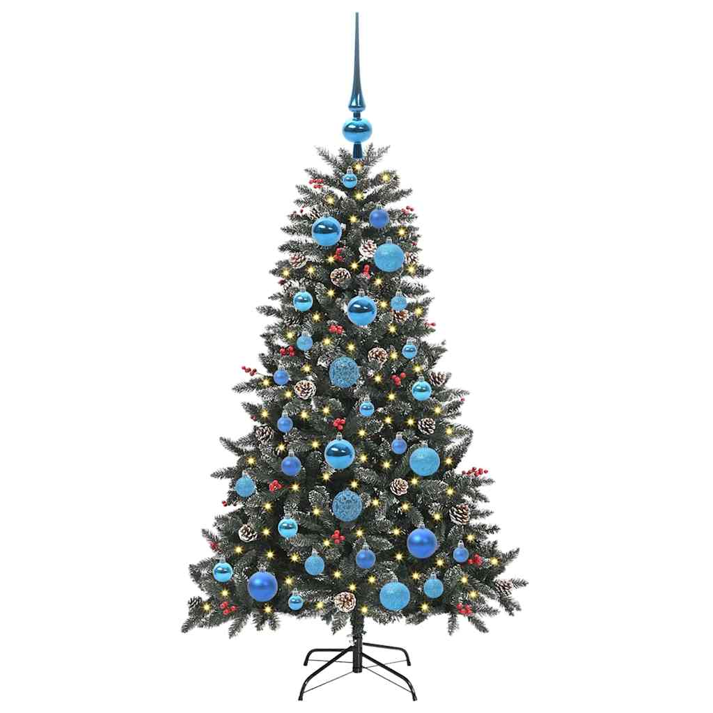 Albero Di Natale Artificiale Con 150 Led Verde 120 cm - Image 3