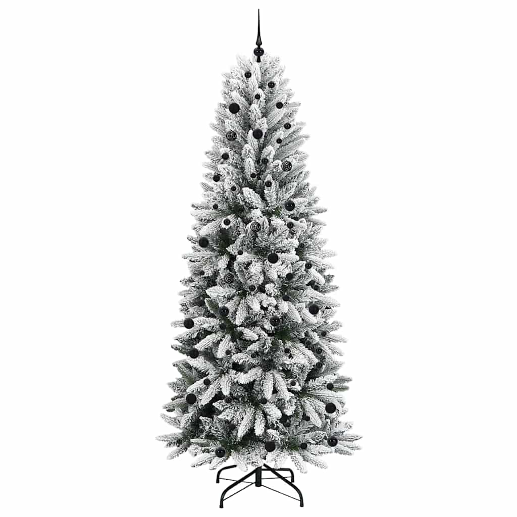 Albero Di Natale Artificiale Con 300 Led Bianco 240 cm - Image 4