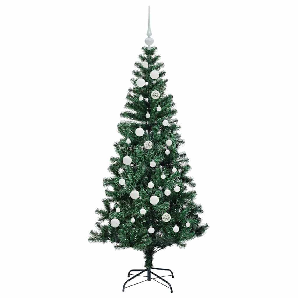 Albero Di Natale Artificiale Con Luci Integrate Verde 150 cm - Image 4