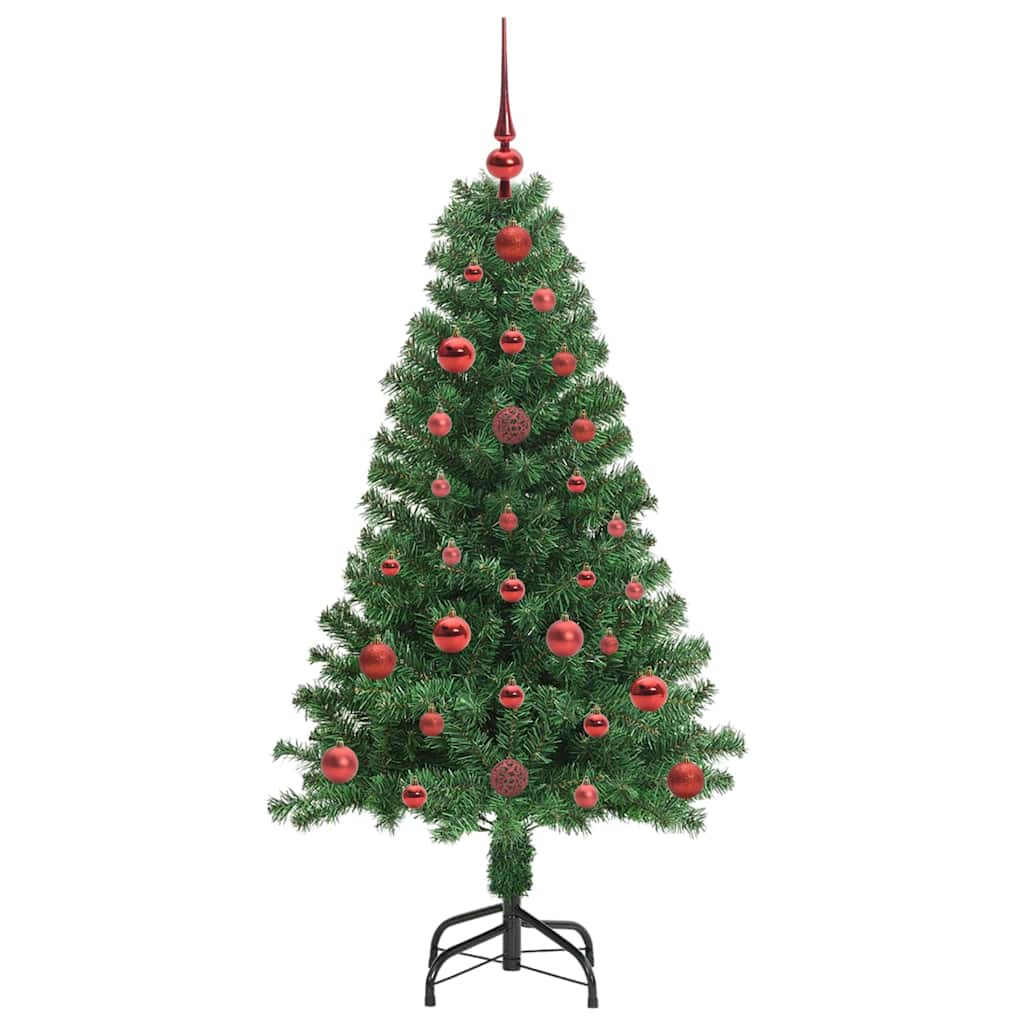 Albero Di Natale Artificiale Con 150 Led Verde 120 cm - Image 4