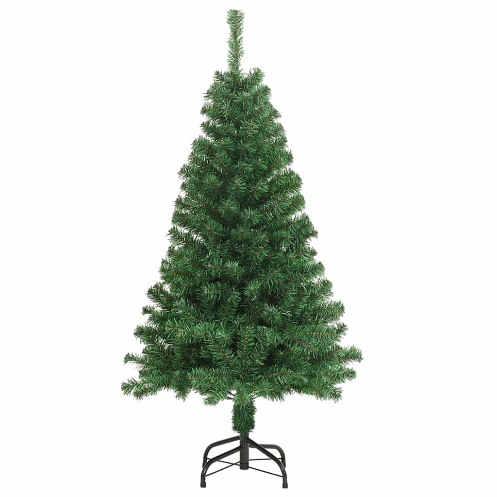 Albero Di Natale Artificiale Con 150 Led Verde 120 cm - Image 5