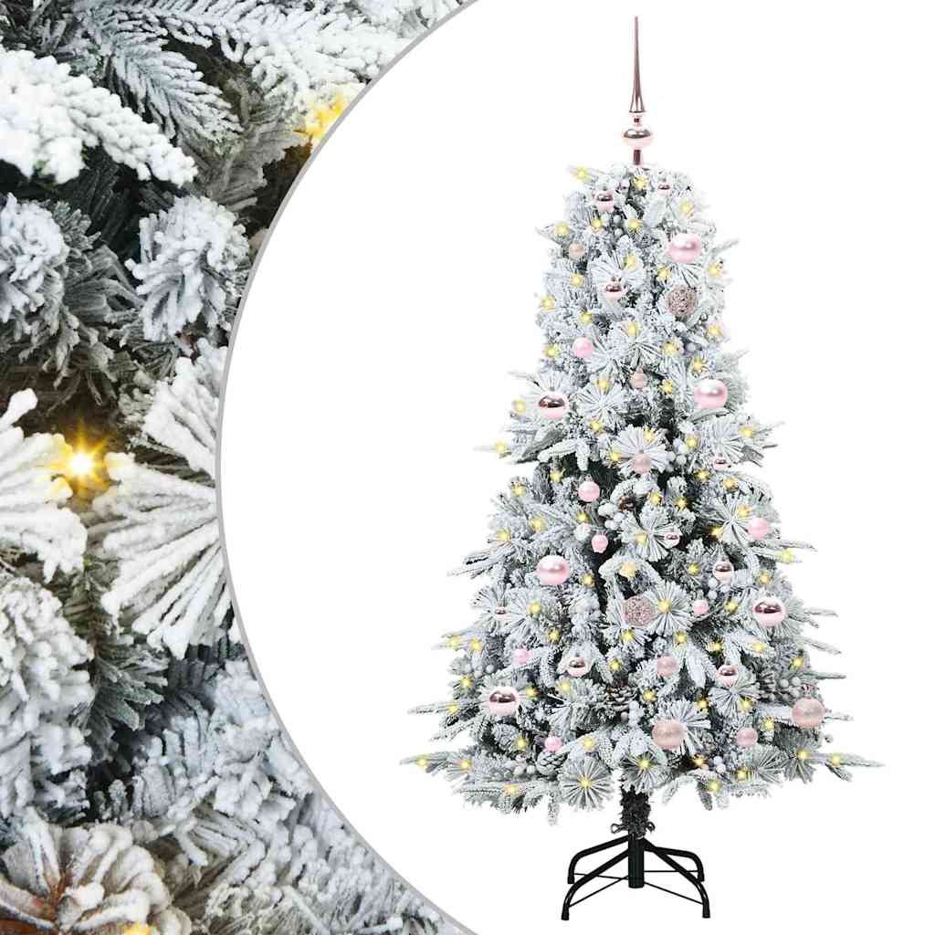 Albero Di Natale Artificiale Con Rami Pieghevoli Verde 150 cm