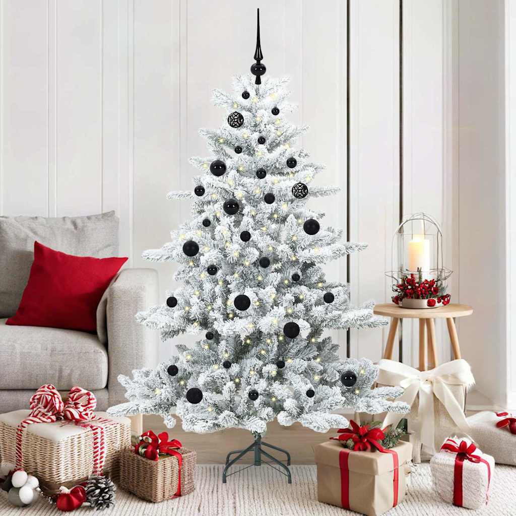 Albero Di Natale Artificiale Con Rami Pieghevoli 150 Cm Pvc