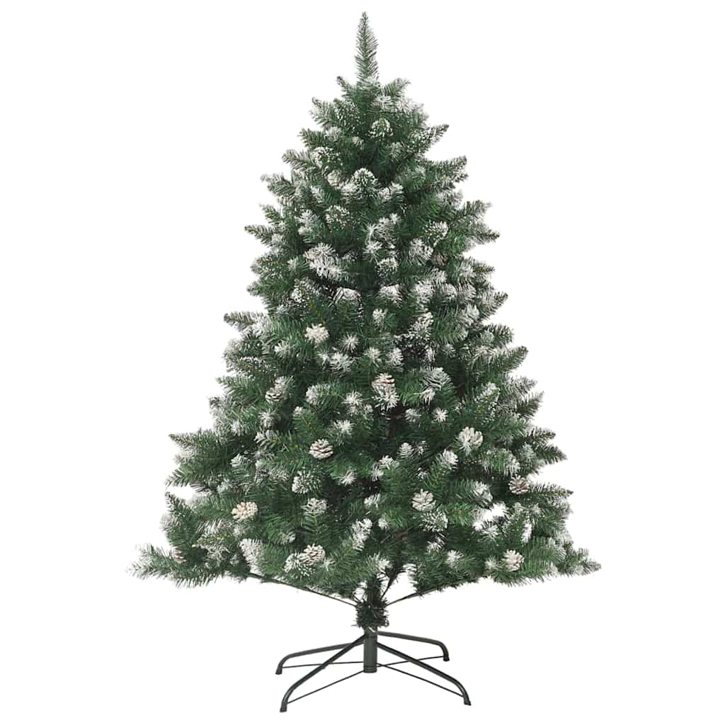 Albero Di Natale Artificiale Con 150 Led Verde 120 cm - Image 5