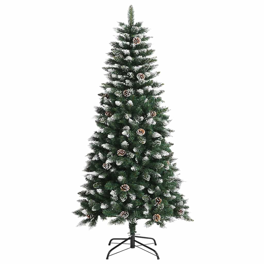 Albero Di Natale Artificiale Con 150 Led Verde 120 cm - Image 5