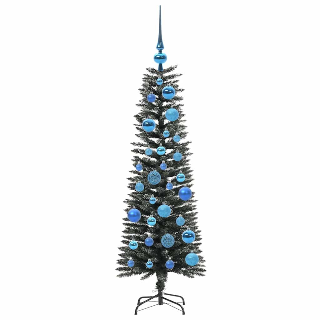 Albero Di Natale Artificiale Con 150 Led Verde 120 cm - Image 4