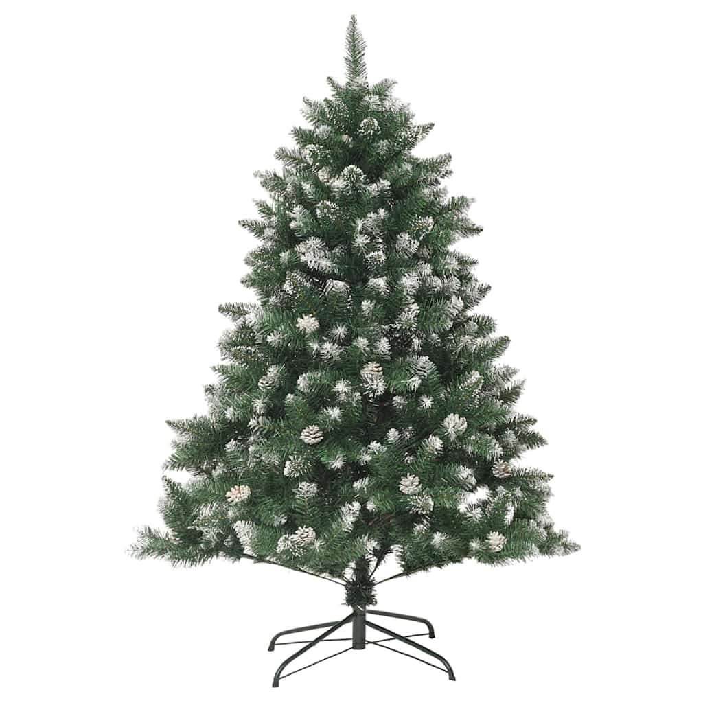 Albero Di Natale Artificiale Con 150 Led Verde 120 cm - Image 5