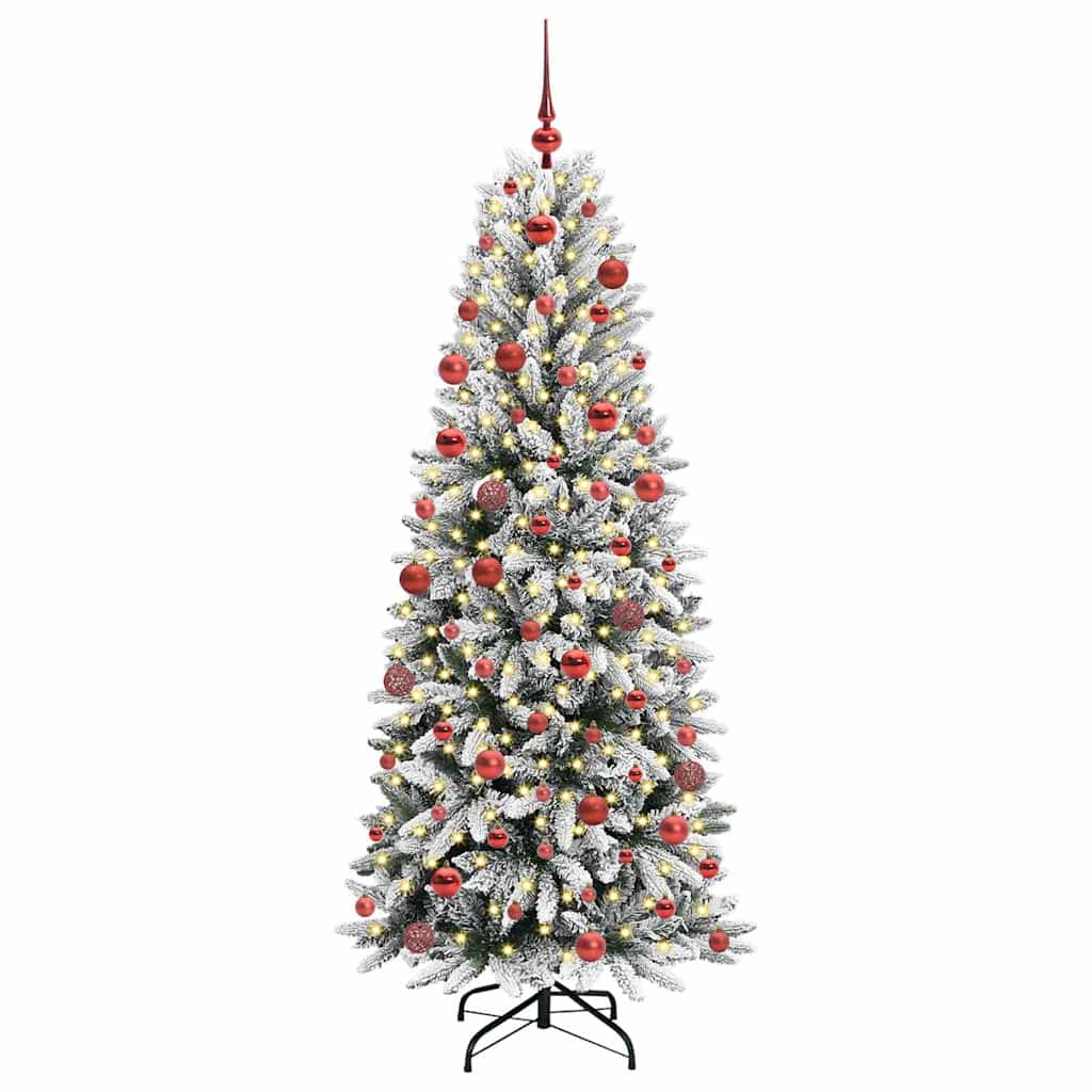 Albero Di Natale Artificiale Con 300 Led Bianco 180 cm - Image 3