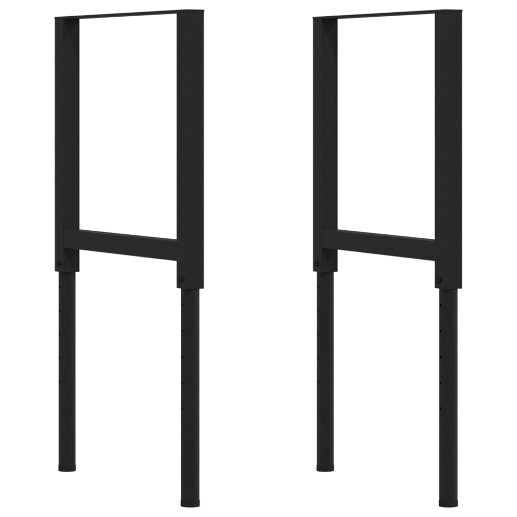 Banco Lavoro 100x60x(73-99,5) Cm Legno Di Acacia Rettangolare - Image 4