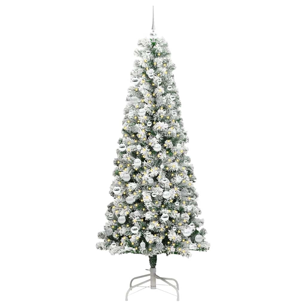 Albero Di Natale Artificiale Con Rami Pieghevoli 210 cm - Image 3
