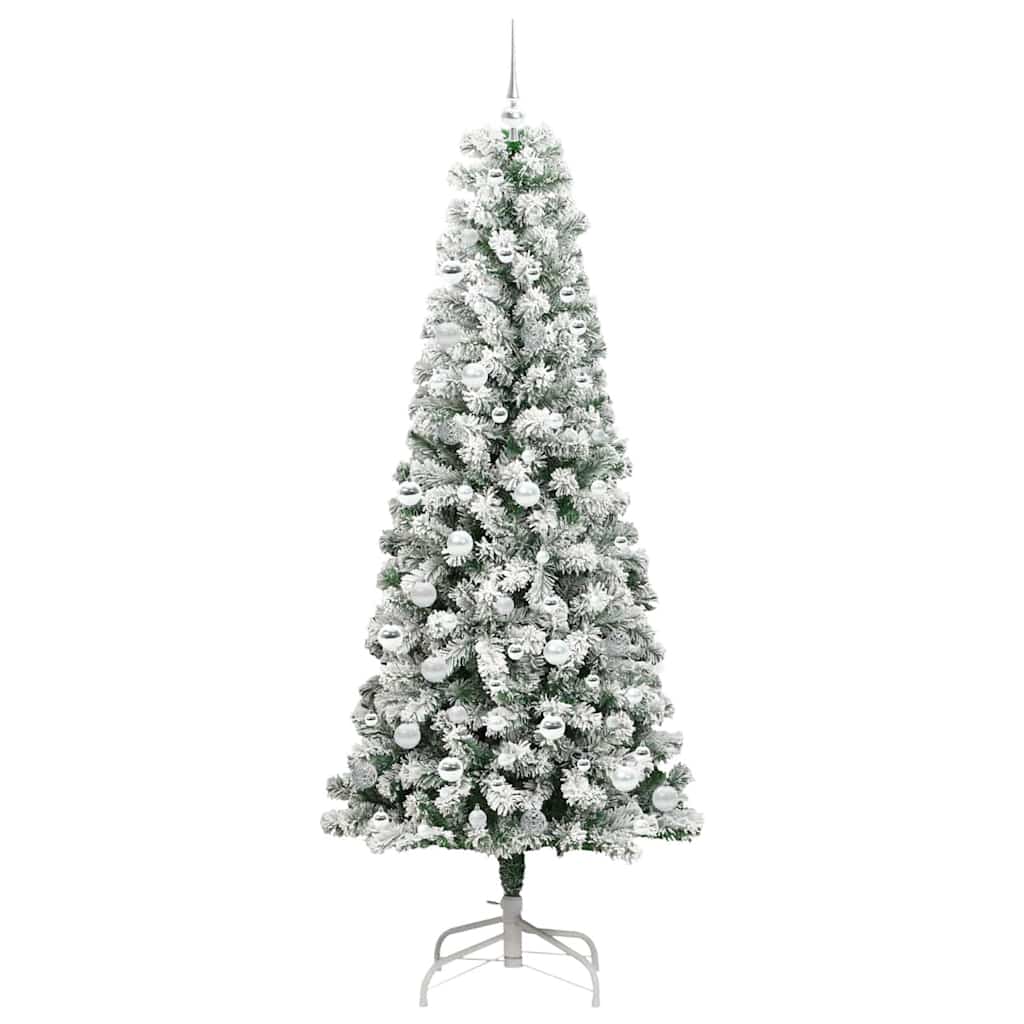 Albero Di Natale Artificiale Con Rami Pieghevoli 210 cm - Image 4