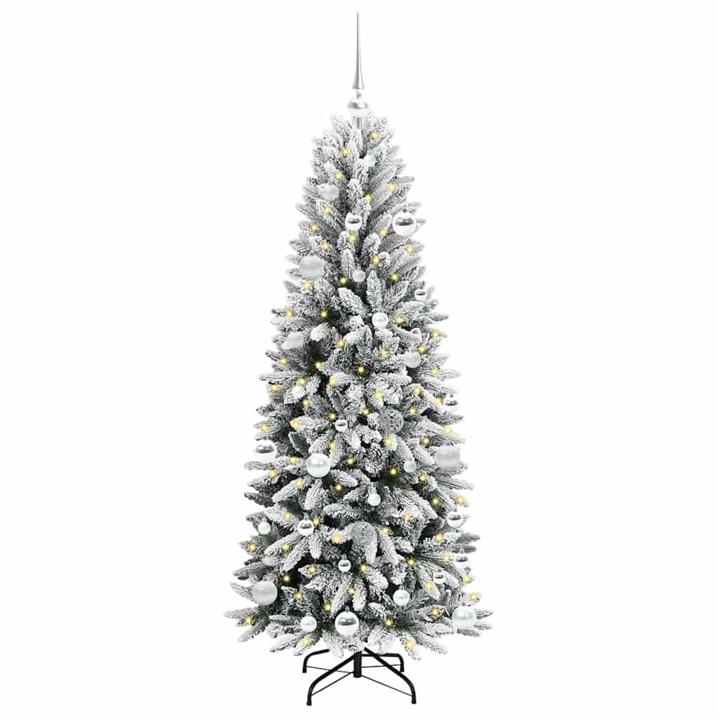 Albero Di Natale Artificiale Con 150 Led Bianco 150 cm - Image 3