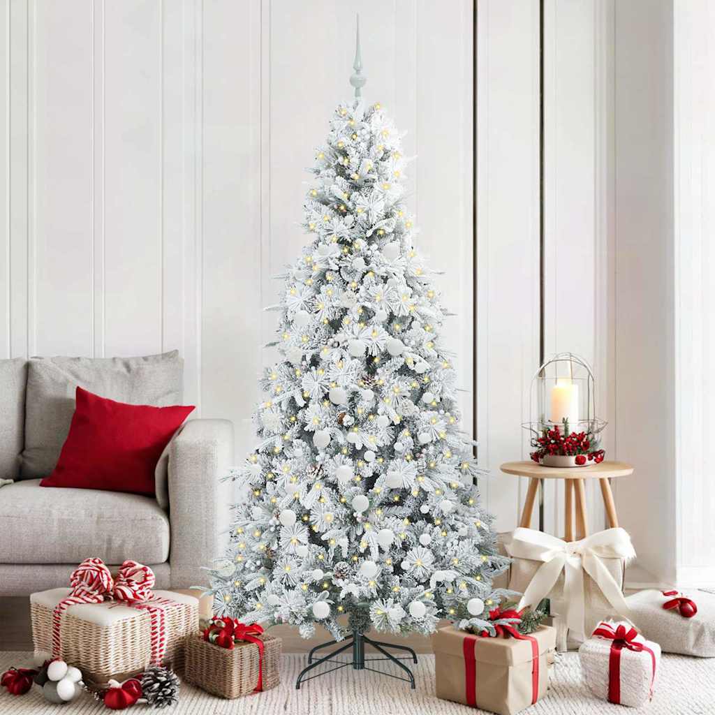 Albero Di Natale Artificiale Con Rami Pieghevoli Verde 180 cm