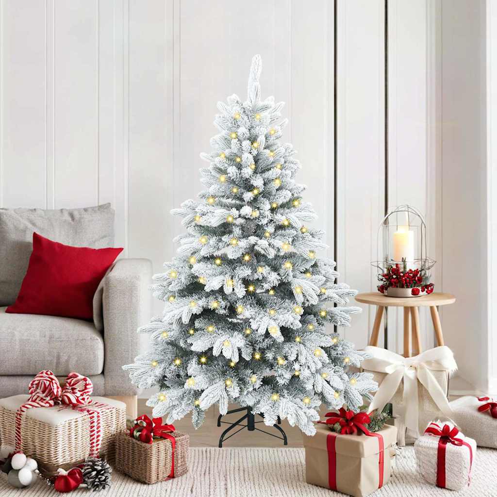 Albero Di Natale Artificiale Con 150 Led Verde 150 Cm Pe E Pvc