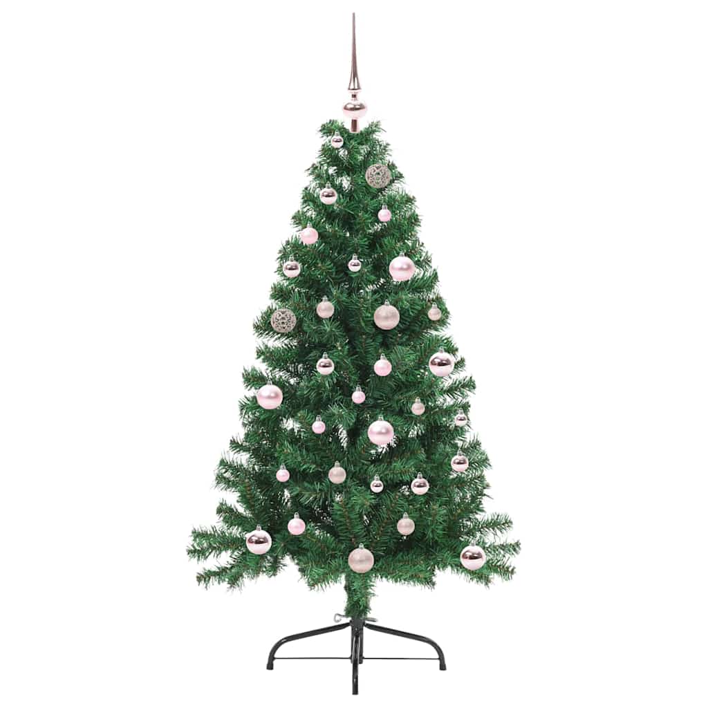 Albero Di Natale Artificiale Con Luci Integrate Verde 150 cm - Image 3