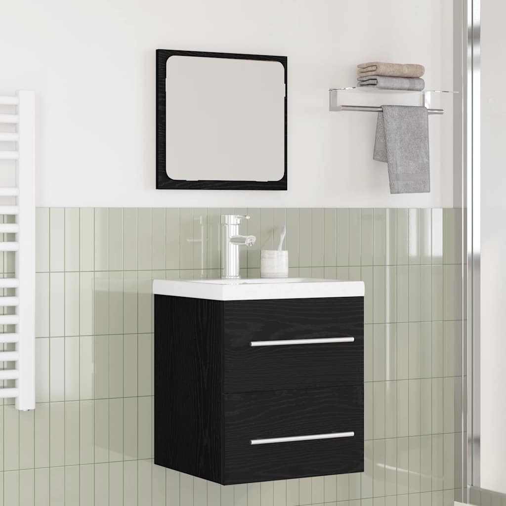 Set Di Mobili Per Il Bagno 2 Pcs Rovere Artigianale