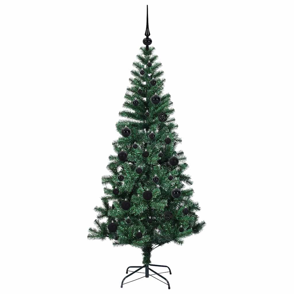 Albero Di Natale Artificiale Con Luci Integrate Verde 150 cm - Image 4