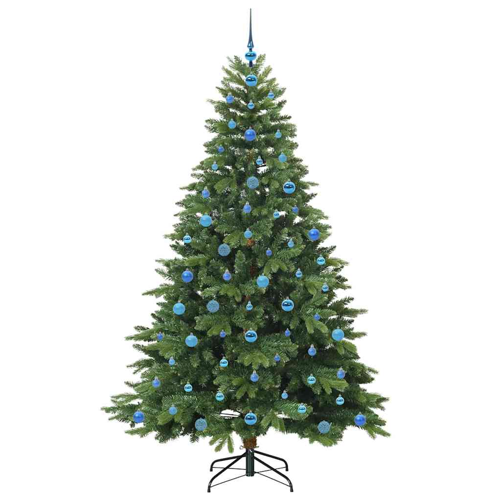Albero Di Natale Artificiale Con 300 Led Verde 210 Cm Pe E Pvc - Image 4