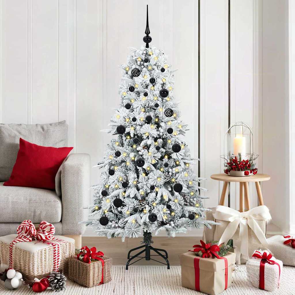Albero Di Natale Artificiale Con Rami Pieghevoli Verde 150 cm