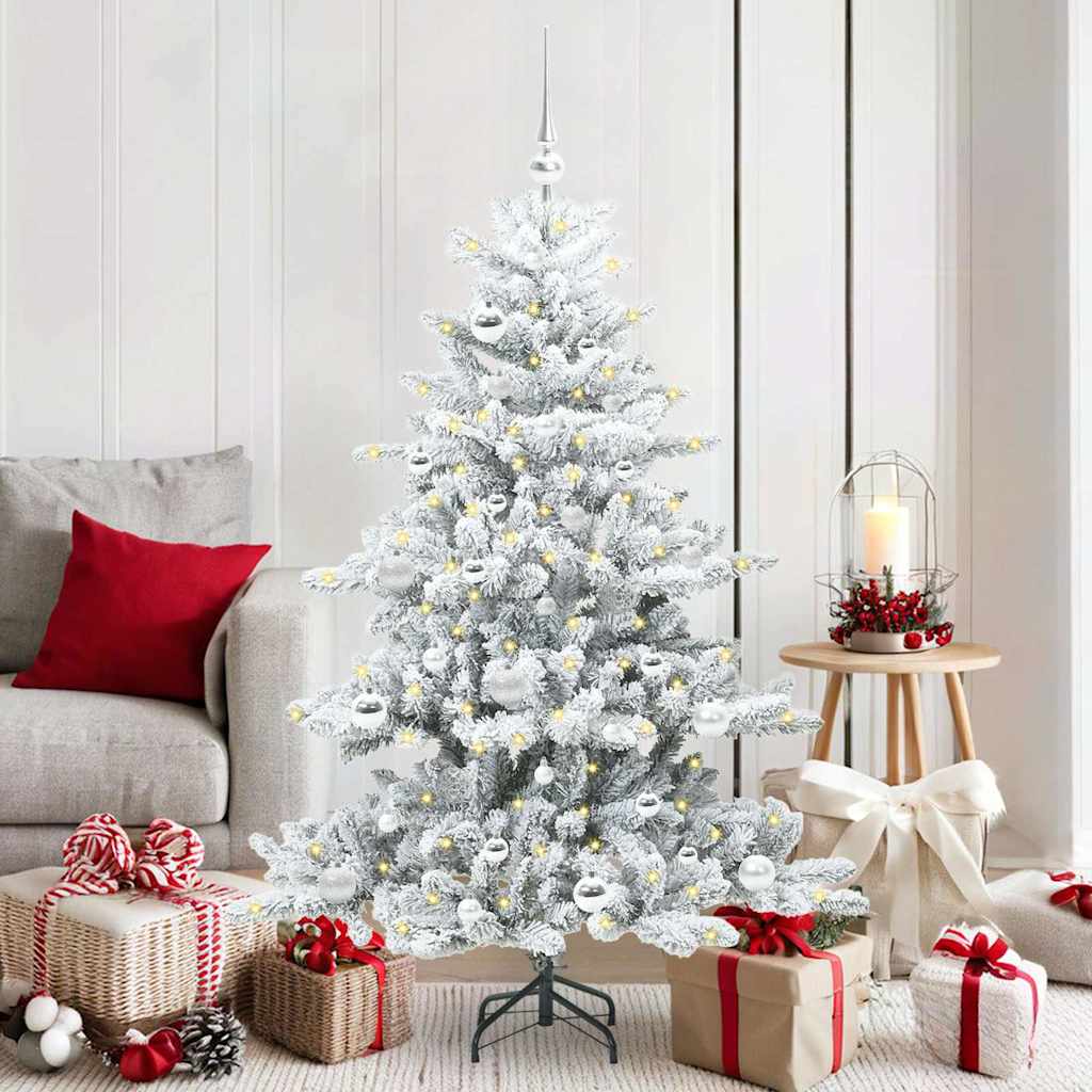 Albero Di Natale Artificiale Con Rami Pieghevoli 150 Cm Pvc