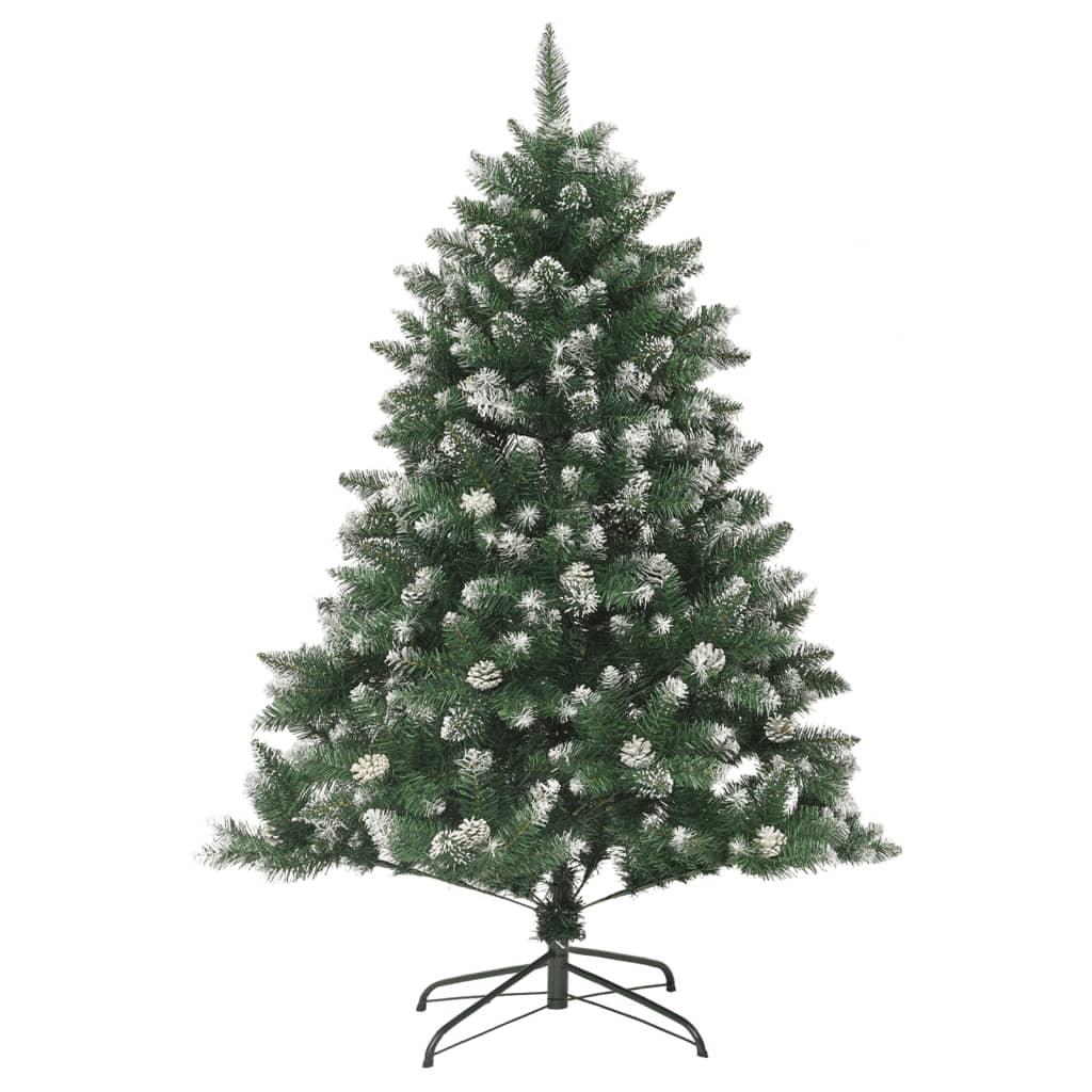 Albero Di Natale Artificiale Con Base 120 Cm Pvc