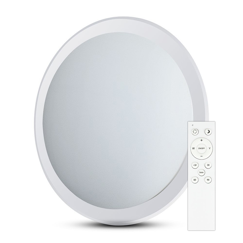 Led 36w/72w/36w Designer Domelight With Remote Control Cct Changing Dimmable Starry Cover