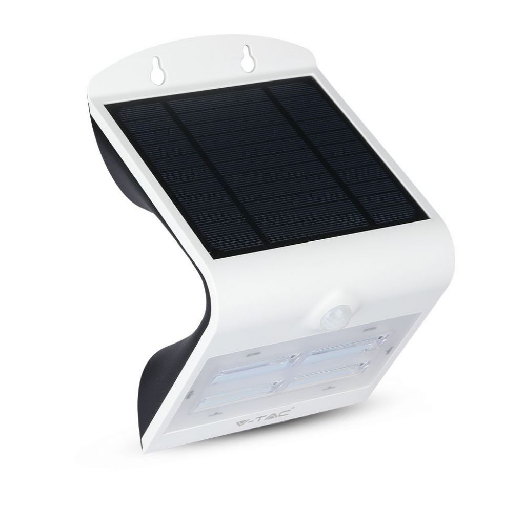 3w Led Solar Wall Light 3000k+4000k White+black Body