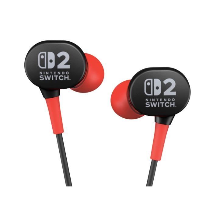 Cuffie Cablate - Power A - Nintendo Switch 2 - Nero E Rosso