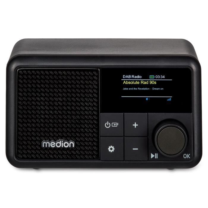 Mini Radio - Medion - Dab/fm - Mono 2w Rms - Nero