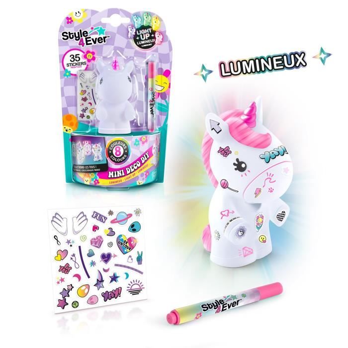 Canal Toys Style 4 Ever - Mini Statuetta Luminosa Da Decorare Fai Da Te - Hobby Creativi Per Bambini - Ofg 267 - Canal Toys