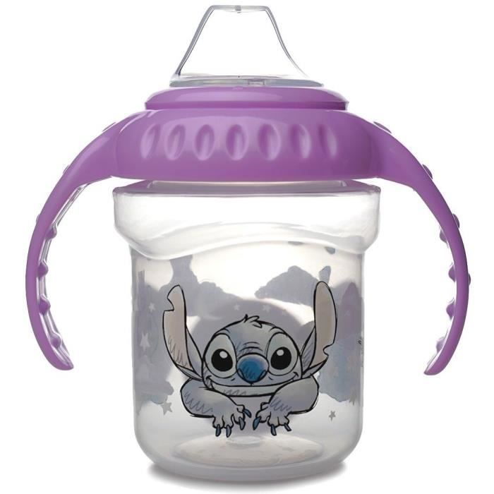 Tazza Con Manici - Thermobaby - 250 Ml - Beccuccio In Silicone - Lilo & Stitch