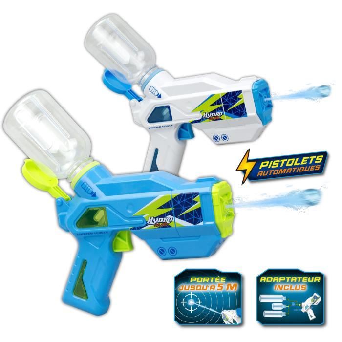 Pistola Ad Acqua Elettronica - Silverlit - Hydromad Mini Blaster Pack 2 - Da 8 Anni