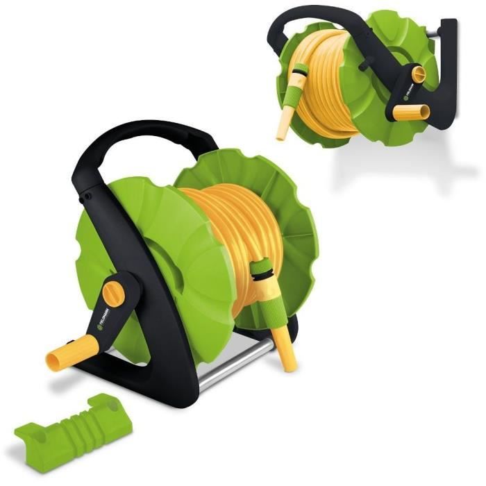 Avvolgitubo Da Giardino - Fieldmann - Fzh 1021 - Tubo Da 20 M - Rete In Pvc - Montaggio A Parete