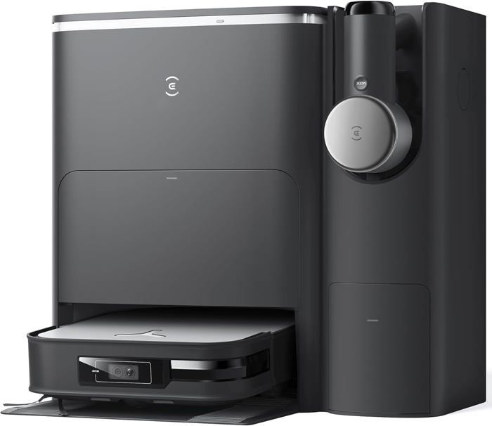 Ecovacs Deebot X2 Combo - Robot Aspirapolvere Con Aspirapolvere Portatile - 8700pa - Doppio Svuotamento Automatico