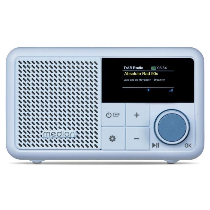 Mini Radio - Medion - Dab/fm - Mono 2w Rms - Blu
