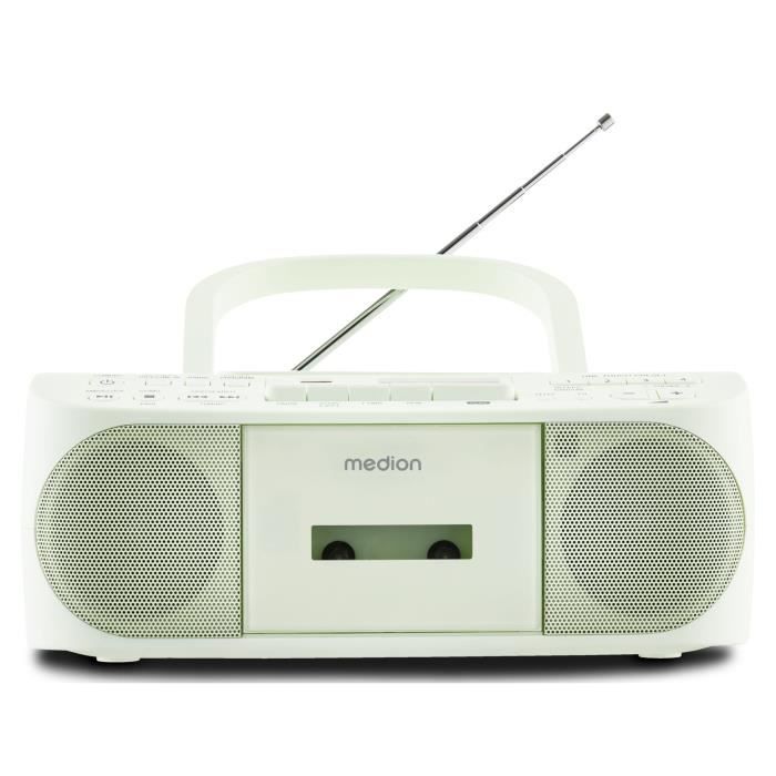 Radio Cd K7 - Medion - Fm - 2x3w Rms - Verde