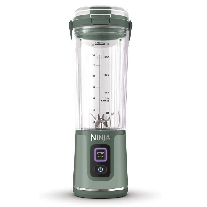 Frullatore Portatile Senza Fili Ninja Blast - Verde Foresta - Bc151euem