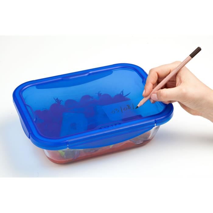 Set Di 5 Contenitori Per Il Pranzo - Pyrex - Cook & Go - Vetro - Rettangolari - Coperchio Ermetico - 0,8 L