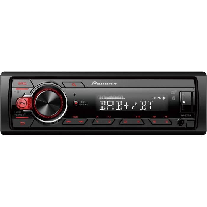 Autradio - Pioneer - Mvh -330dab - Usb - Dab+ - Aux - Bluetooth