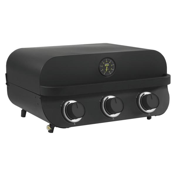 Barbecue A Gas - Cook'in Garden - Flavo 60 - Autoportante - 3 Bruciatori Dritti In Acciaio Inox - 8,4 Kw - Accensione Piezzo