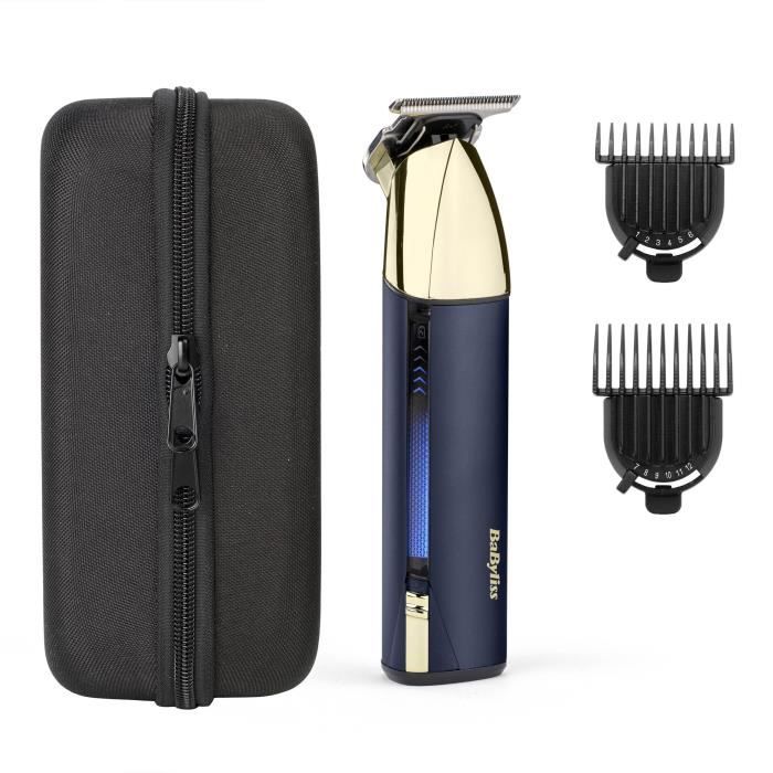 Regolabarba Senza Fili - Babyliss - T992e SupeR-X Metal - Durata Della Batteria 5 Ore - Edizione Gold & Navy