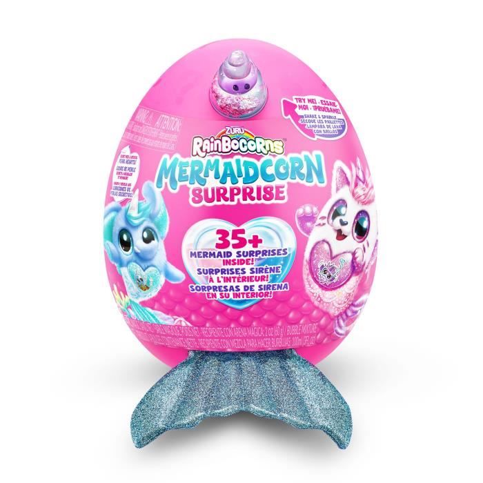Giocattoli Di Peluche A Sorpresa - Zuru - Mermaidcorn Surprise S7 - 35 Sorprese - Coda Scintillante - Uovo Che Si Schiude