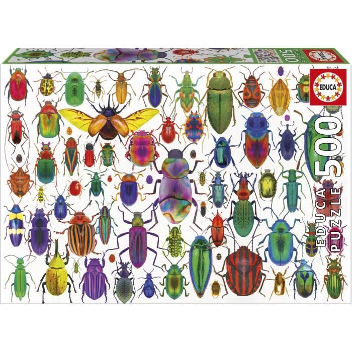 Puzzle - Educa - Scarabei - 500 Pezzi