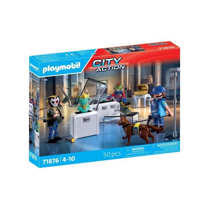Playmobil 71876 Arresto Del Ladro Del Museo, Polizia, Azione Cittadina, 50 Pezzi, Dai 4 Anni In su