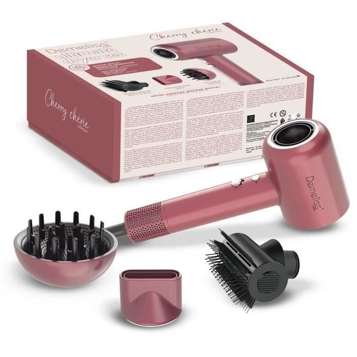 Asciugacapelli - Demeliss - Ultimate Dryer Set - Diffusore Magnetico - 1600 W - Cherry Chérie