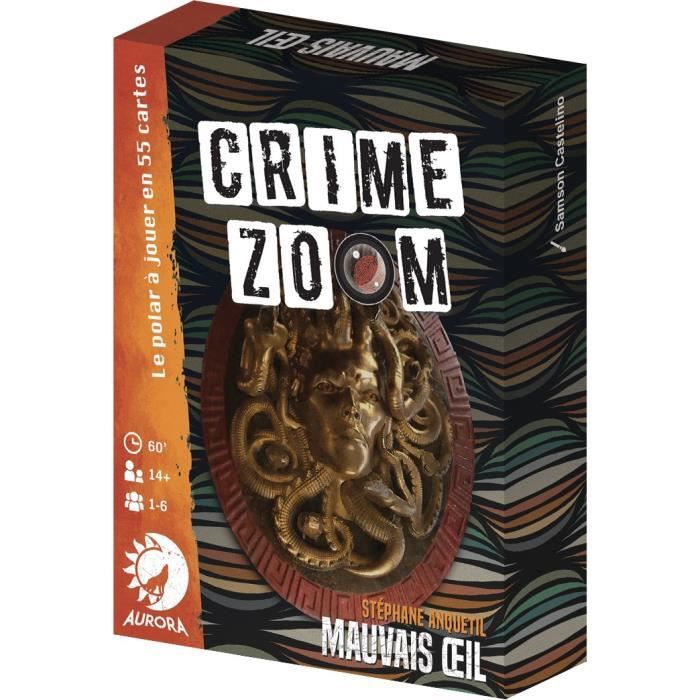 Crime Zoom: Evil Eye - Asmodee - Gioco Investigativo - Dai 14 Anni In Su - Da 30 Minuti A 1 Ora