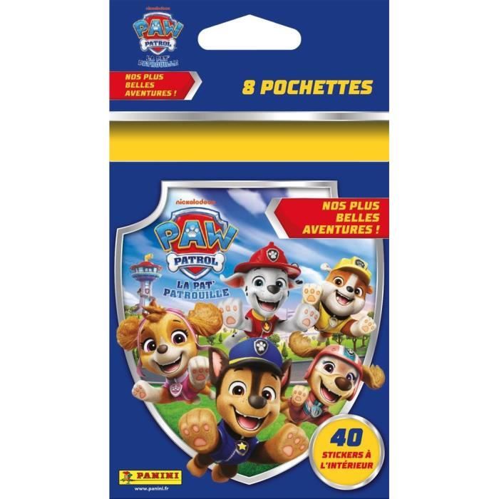 Blister - Panini - Paw Patrol 11 - Le Nostre Avventure Più Belle - 8 Tasche - 40 Adesivi