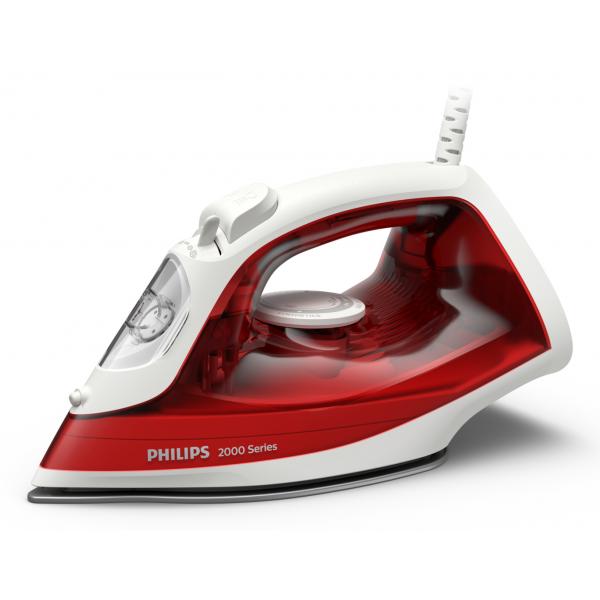 Philips - Dst2010/40 Iron Series 2000 - Flusso Vapore 25 G/min - 2000 W - Rosso