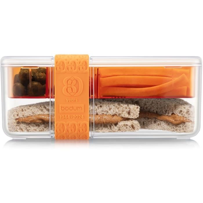 Lunch Box A Scomparti - Bodum - Bistro - Posate - Orange Flame